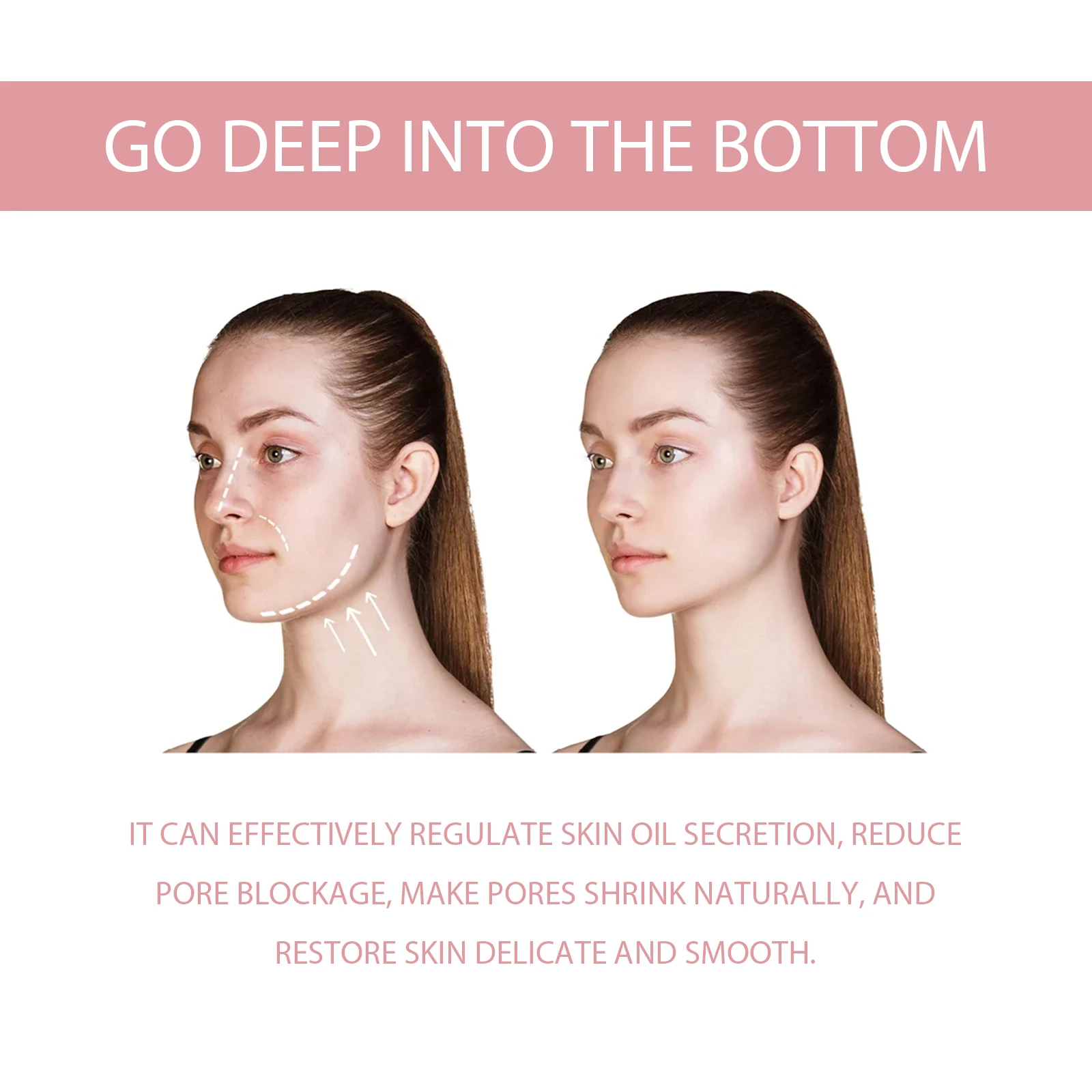 Hoygi 30 مللي مصل الوجه بالخوخ والنيكوتيناميد يجدد الماء ويرطب البشرة وتحسين المسام الرقيقة الباهتة وسيروم بشرة الوجه #2