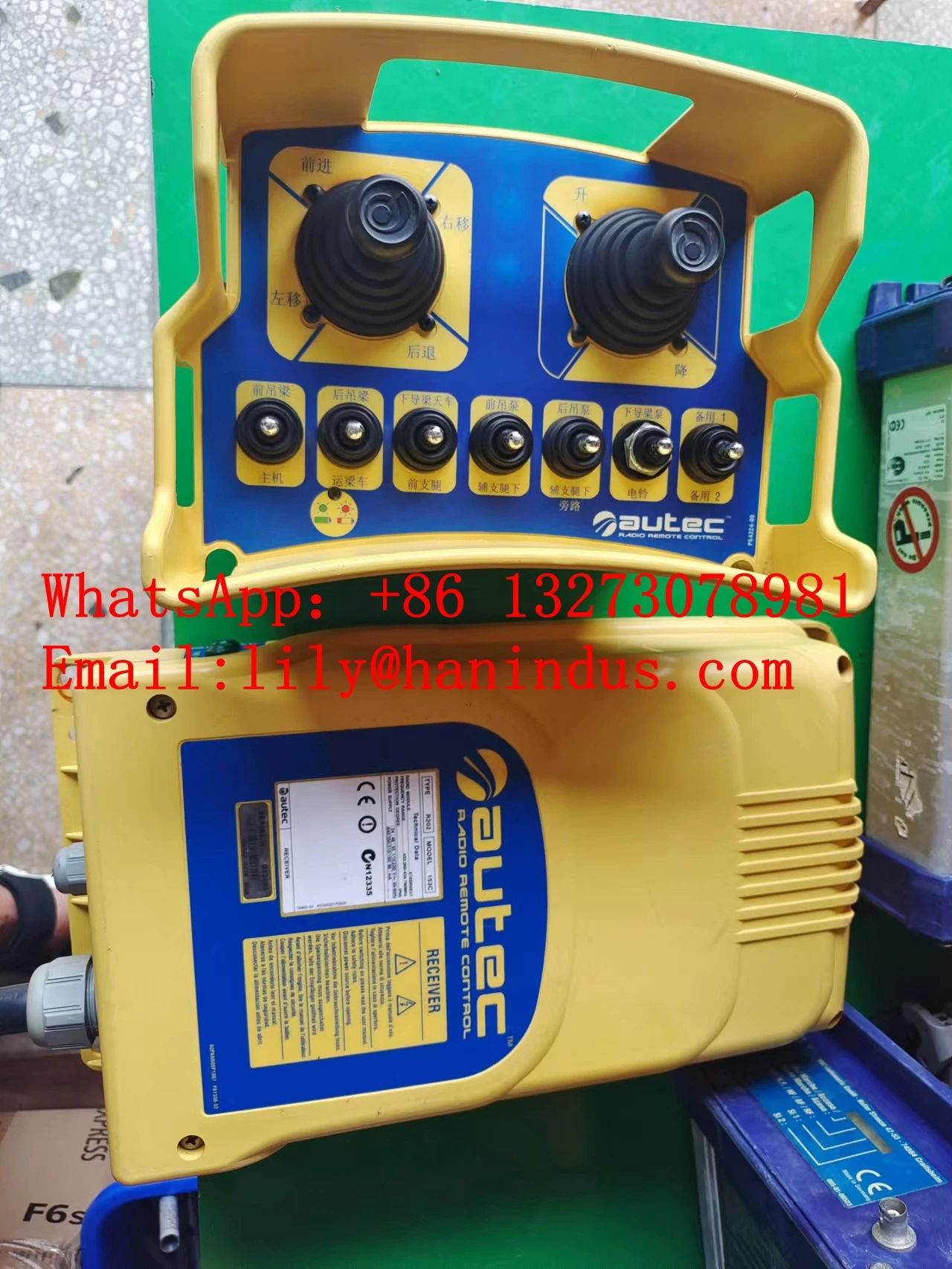 

Sermac Autec transmitter Remote control used for Crane