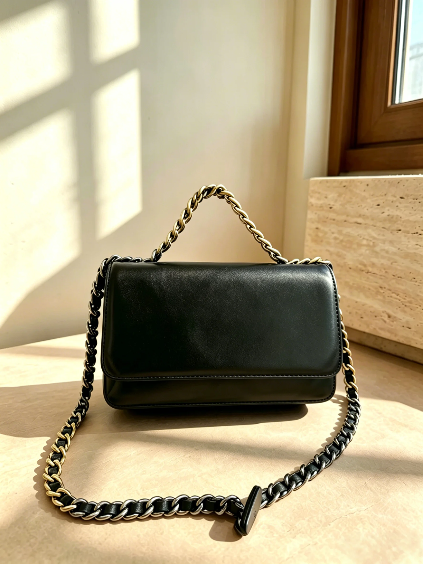 2026 Size: 19x12 cm no box New Model Versatile and Fashionable PU Leather Bag - Durable,High-Quality and Affordable