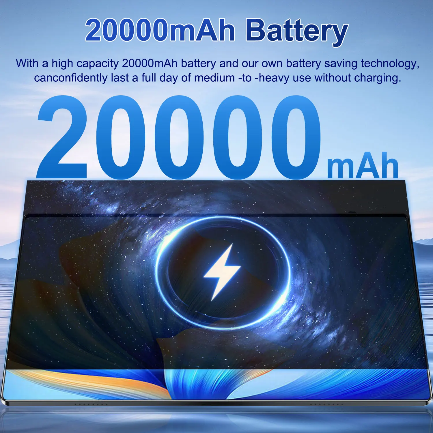 Picture 7: PAD Android Global Version HD Screen Tablet Android 10.36-inch 16GB RAM 1TB ROM 20000mAh Android 13.0 14 Core Tablet PC Type-C Dual Camera 16MP+32MP Dual SIM Card Network WIFI Bluetooth GPS WPS Office Gifts