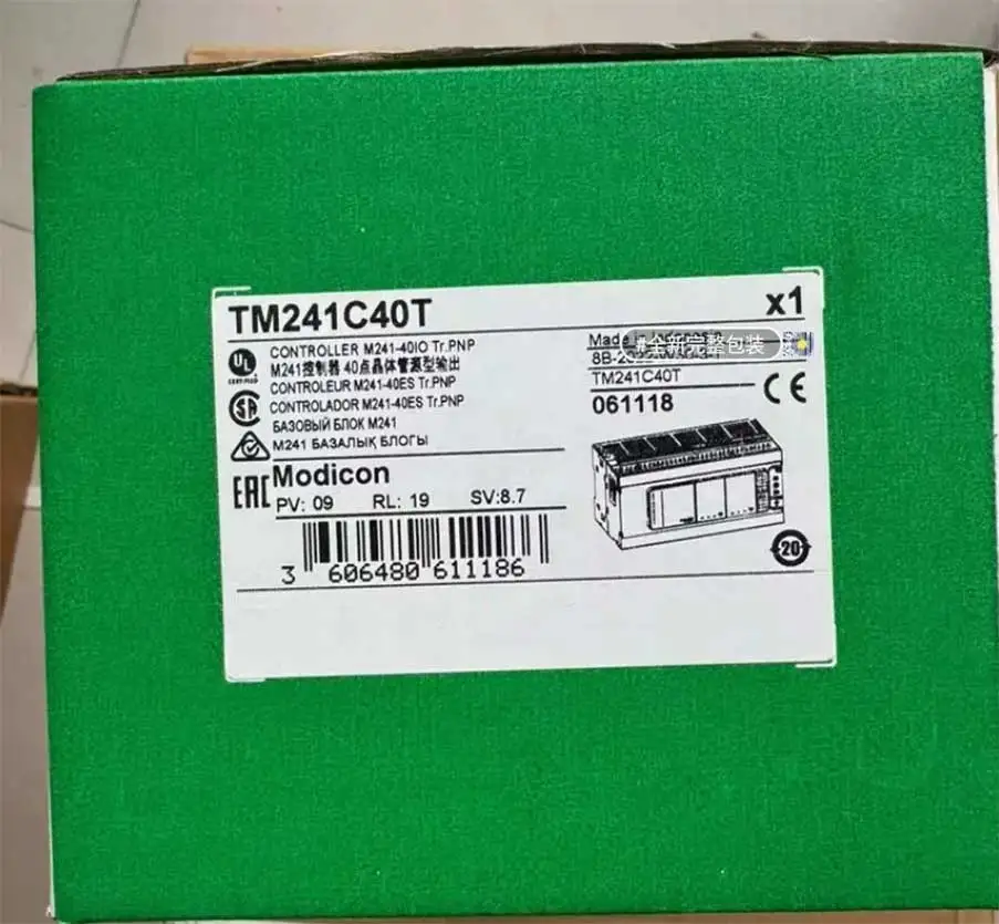 새로운 TM241CE40T TM241CE40U TM221CE40R TM221CE40T 1년 보증