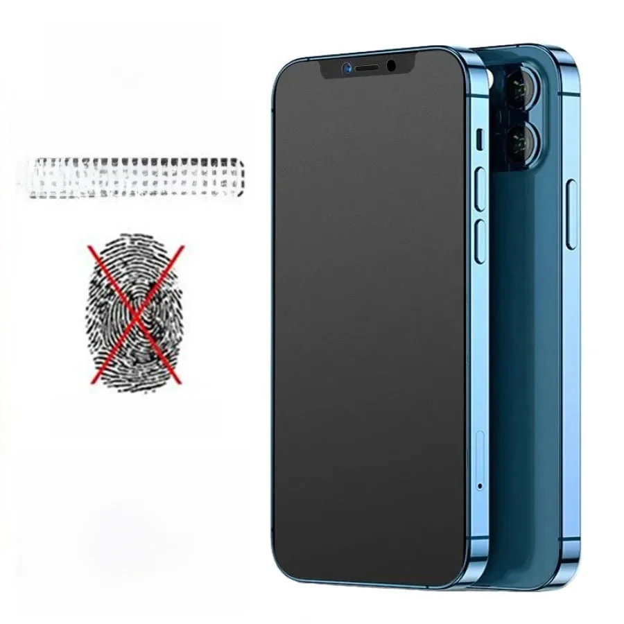 2 pièces verre trempé mat pour iPhone 15 14 12 11 13 Pro Max protecteurs d'écran givré pour iPhone 11 12 13 14 15 Plus Film de verre