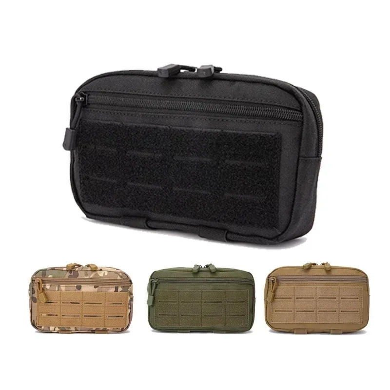 Pochette tactique Molle EDC, Kit de premiers secours, pochette pour téléphone portable, sac de taille, pochettes pour outils utilitaires EMT d'urgence, sacs de chasse