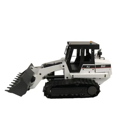 New! 1/12 Scale RC Hydraulic White Bulldozer With Tail Hook 953