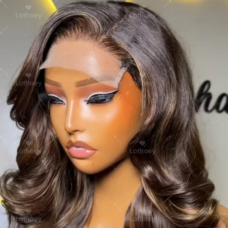 5x5 SilkTop تسليط الضوء على الانفجارات غلويليس الباروكات الجسم موجة الدانتيل شعر مستعار أمامي # باروكة شعر بشري ملونة 2/27 بمظهر طبيعي للنساء