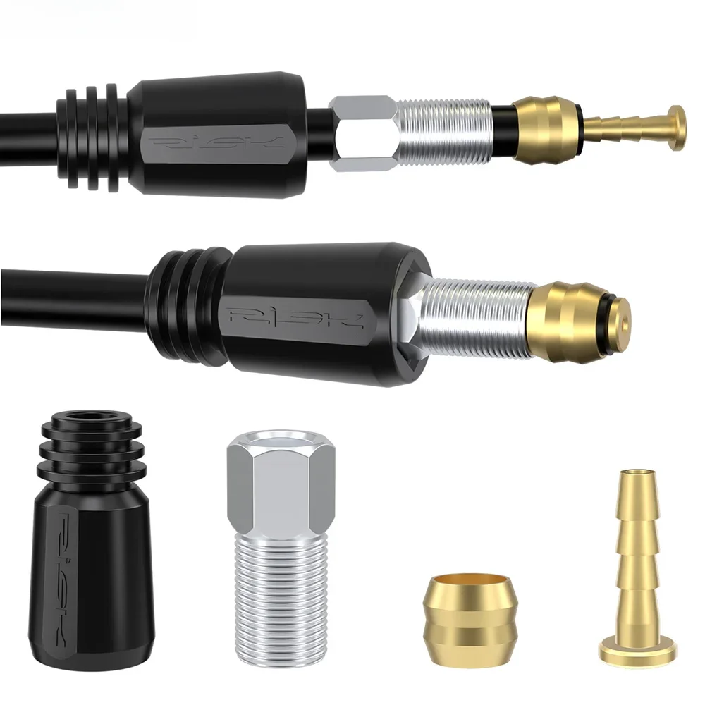 Risque vtt vélo tuyau de frein hydraulique tête d'aiguille d'huile pour BH90/BH59/SRAM/MAGURA/SHIMANO vélo de montagne tête d'olive pièces de cyclisme