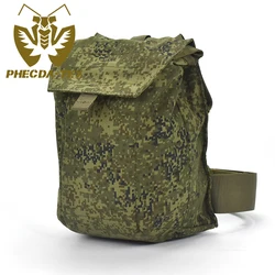 PHECDA Tactical Gear 1000D waterproof durable polyester Russia 6SH117 EMR FG camouflage Tactical Drop leg gas mask bag leg bag
