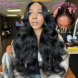 Body Wave Wigs Glueless Lace Frontal Wig 5x5 4x4 Human Hair 30 40 Inch Natural PrePlucked Brazilian For Women Lace Front Wigs