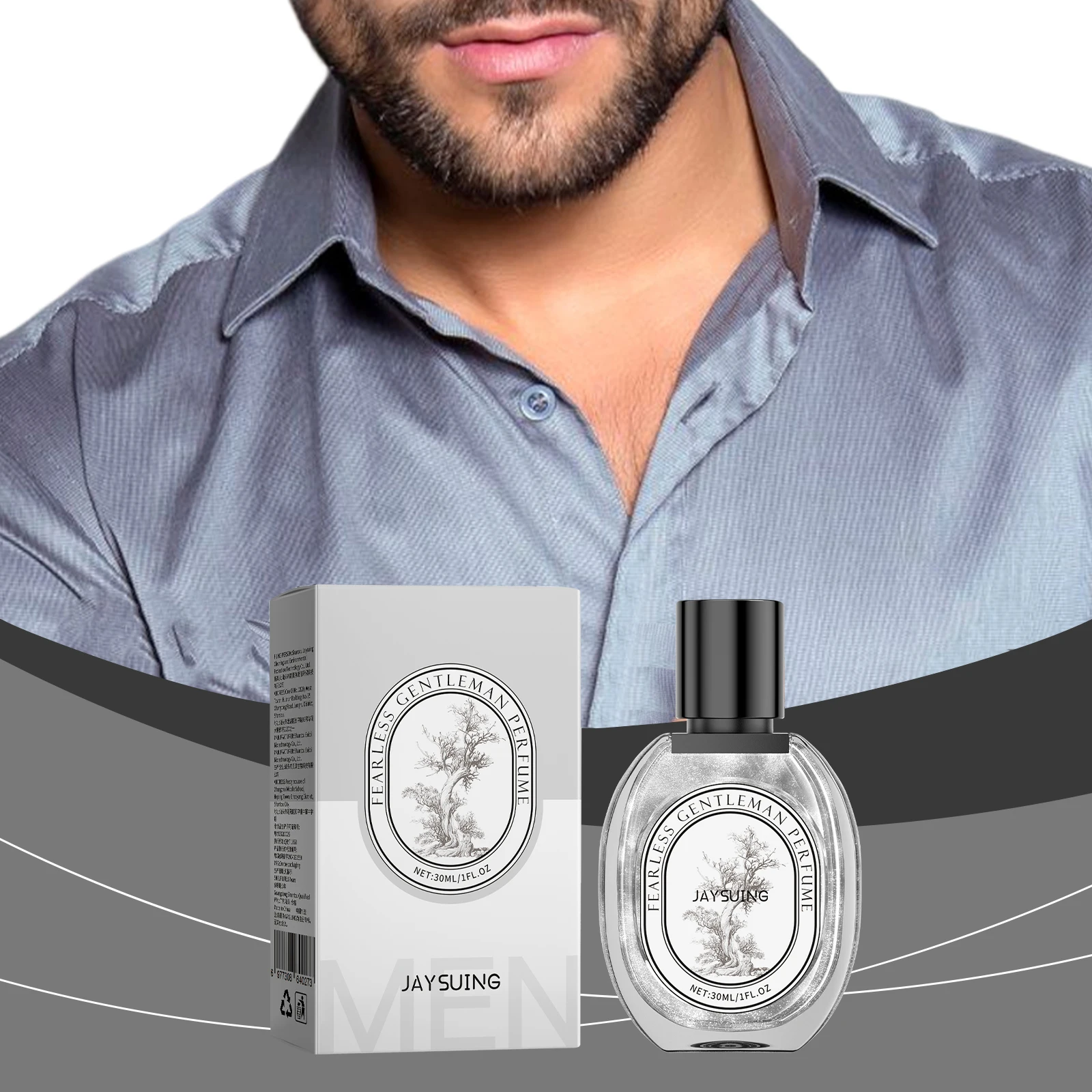 

Jaysuing 30 мл мужской древесный парфюм-спрей Fearless Gentleman аромат для свиданий стойкий аромат освежающий гламур для тела мужские духи