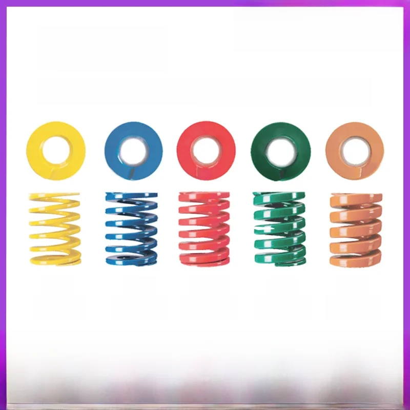 Creamily 1PCS Sprężyna matrycy 20x10xL Sprężyny spiralne do tłoczenia Ładowanie Sprężyny matrycy kompresyjnej Średnica zewnętrzna = 20 mm Długość = 20-200 mm — zdjęcie 2