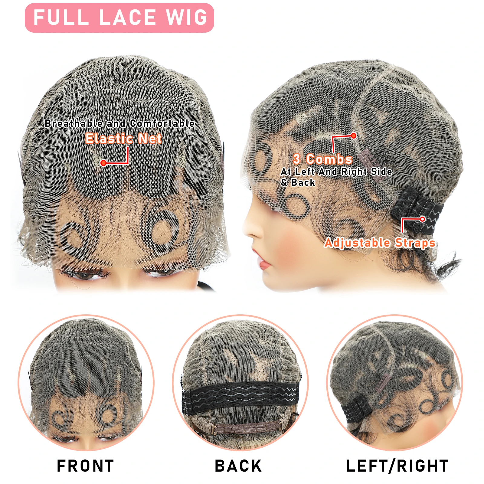 8 inches Synthetic Full Lace Handmade Twist Knotless Box Braids Wigs with Baby Hair Short Lovely Braided Wigs for Black Women