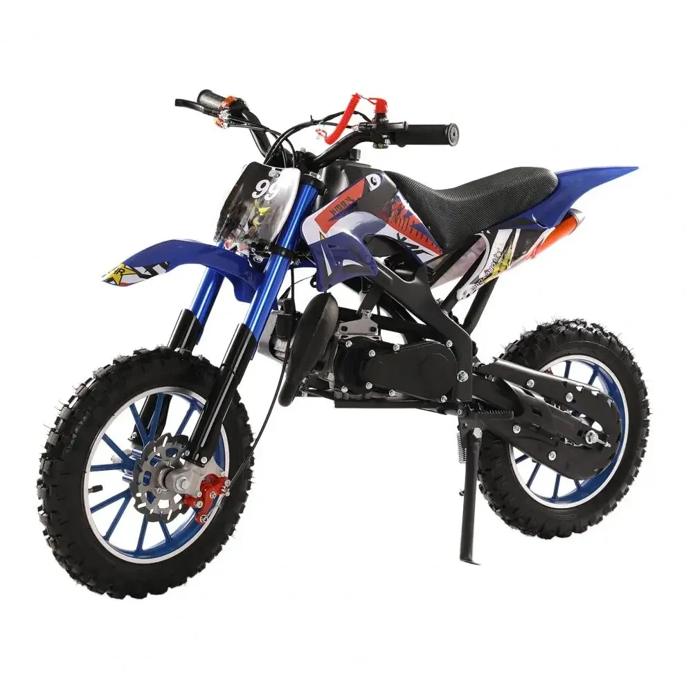 AliExpress 49cc 2-Stroke Kids Dirt Bike Max Speed 40KM/H Gas Power Motocross, Pocket Motorbike with Front Rear Disc Brakes