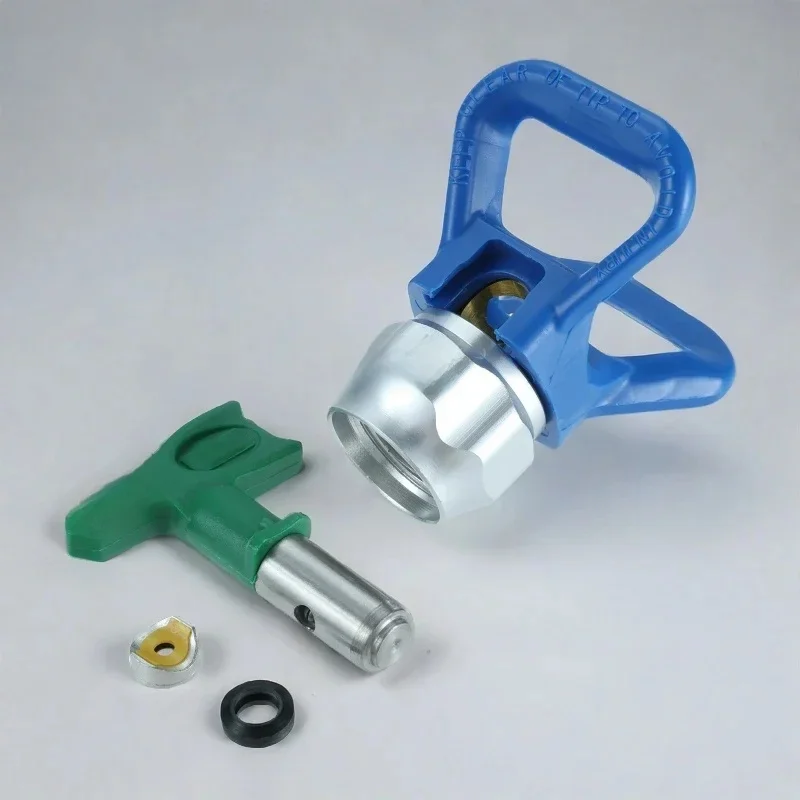 LP Set Airless Tips Nozzle 1-5 Serie pak Lage Druk Met 7/8 Nozzle Guard Voor Wagner Airless Verfspuit spuitpistool gereedschap - afbeelding 2