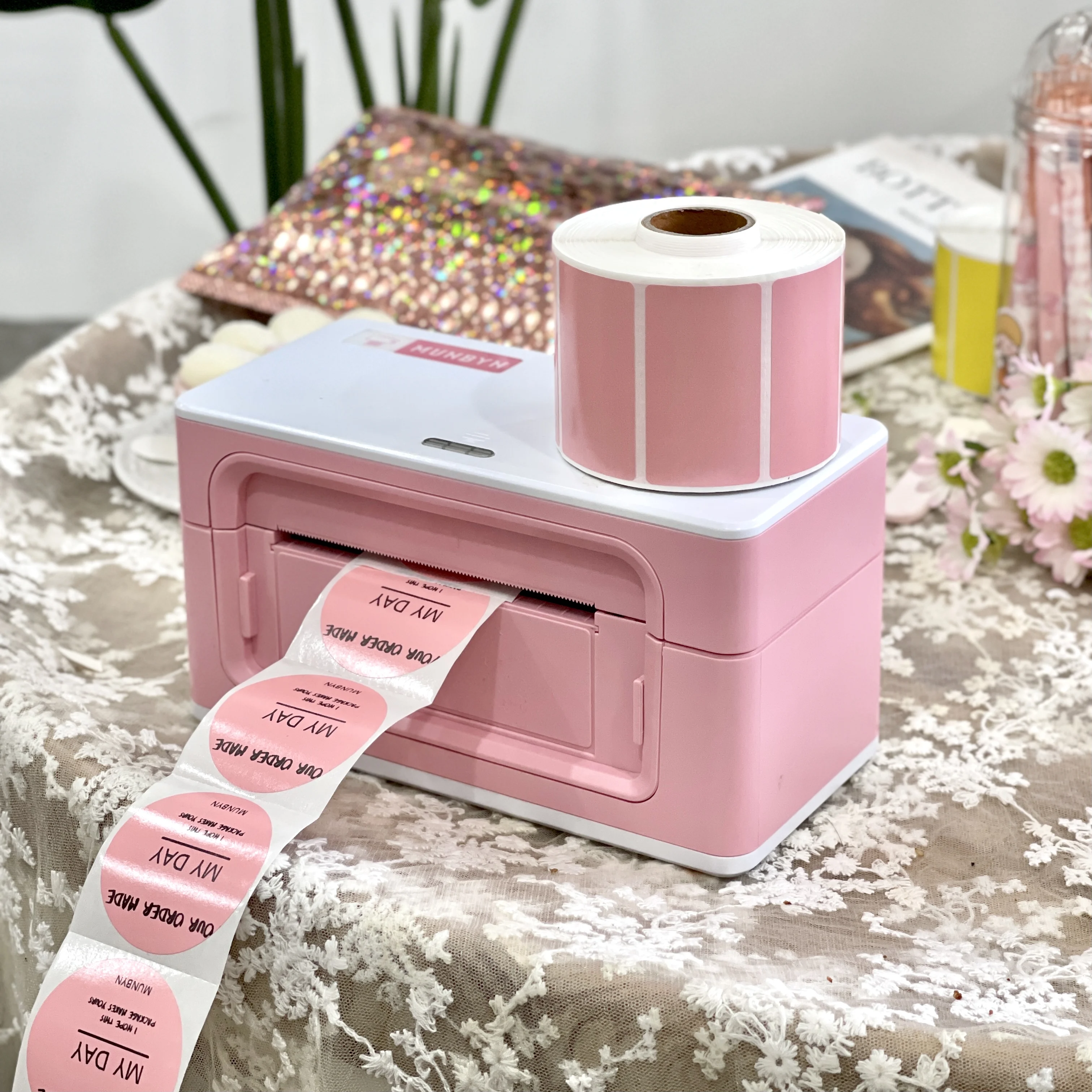 MUNBYN Label Barcode Printer 4 inch 4×6 Label USB Thermal  Paper Printing Shipping Express Lable Printer