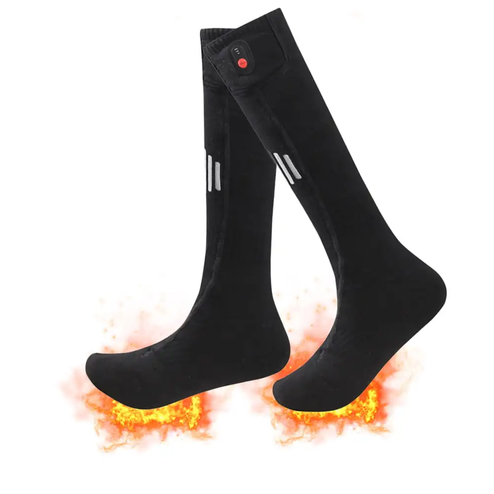 Rechargeable Heating Thermal Socks for Climbing and Hiking, Warm Stockings, Rechargeable, Cold Weather