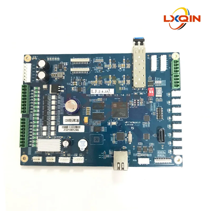 LXQIN UV Flatbed Printer Hoson I3200 Board Kit for Epson Double 4720/i3200 Printhead Main and Carriage Board Support the Z Axis