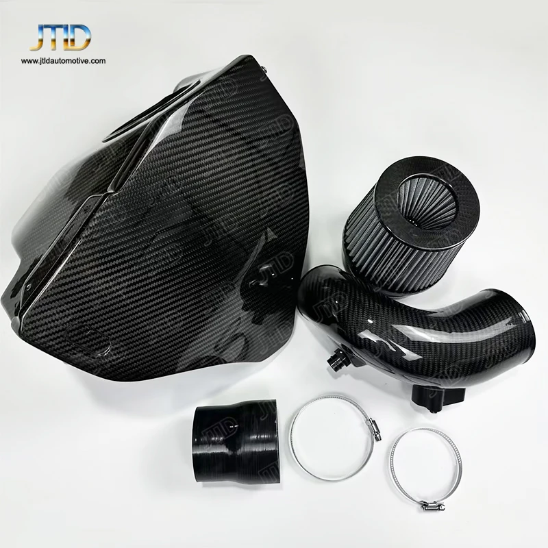 JTLD Exhaust Dry Carbon Fiber Cold Air Intake Intake Kits System For Toyota SUPRA B58 3.0T Air Cold System Escapes