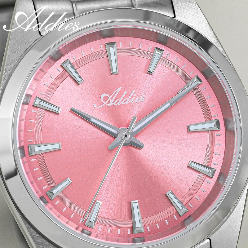 ADDIES Top Brand Quartz Woman Watch 31mm Sapphire Glass 50m Waterproof BGW9 Super Luminous Fashion Steel Watches for Ladies Gift