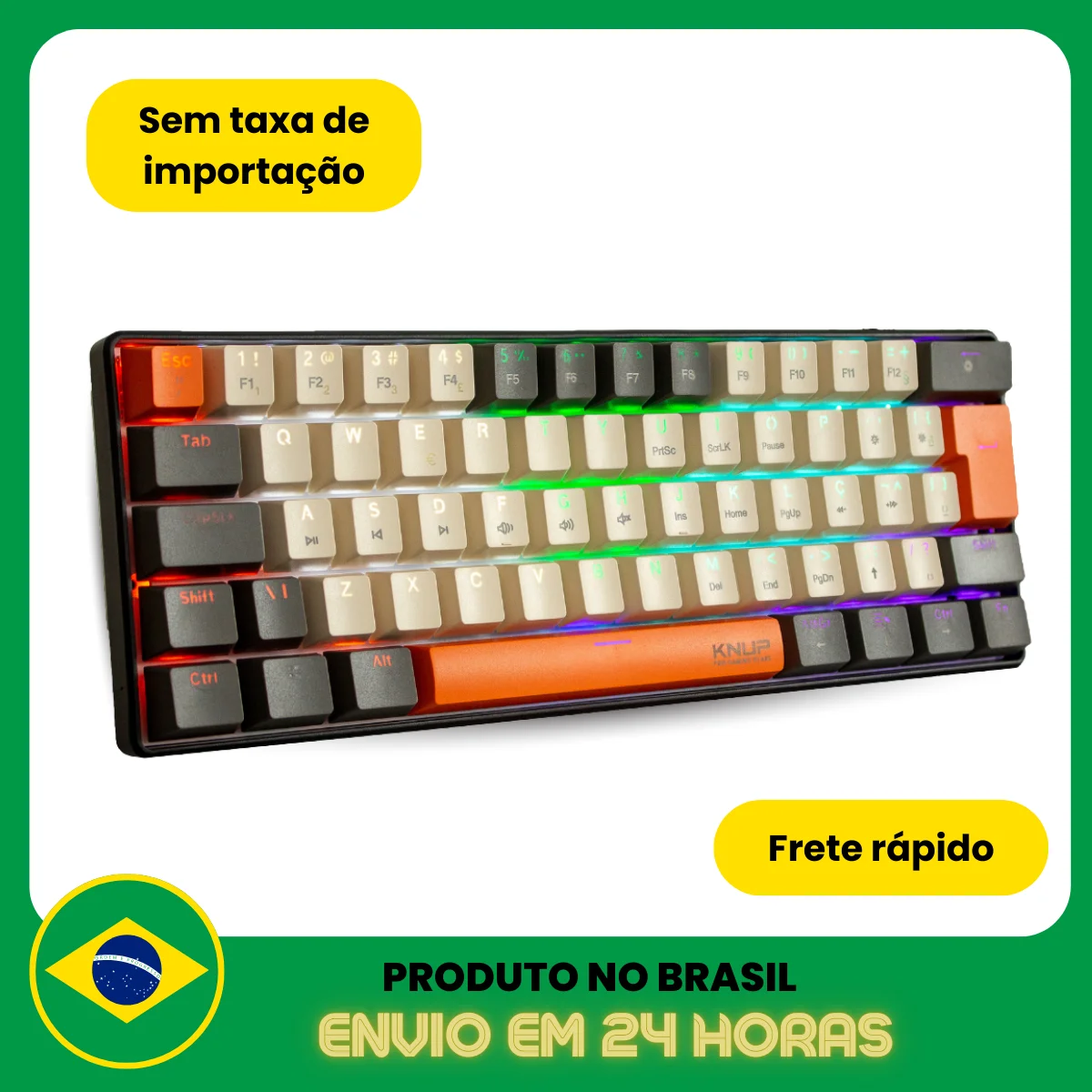 كمبيوتر teclado mecanico gamer ، usb ، rgb ، pc ، pc ،