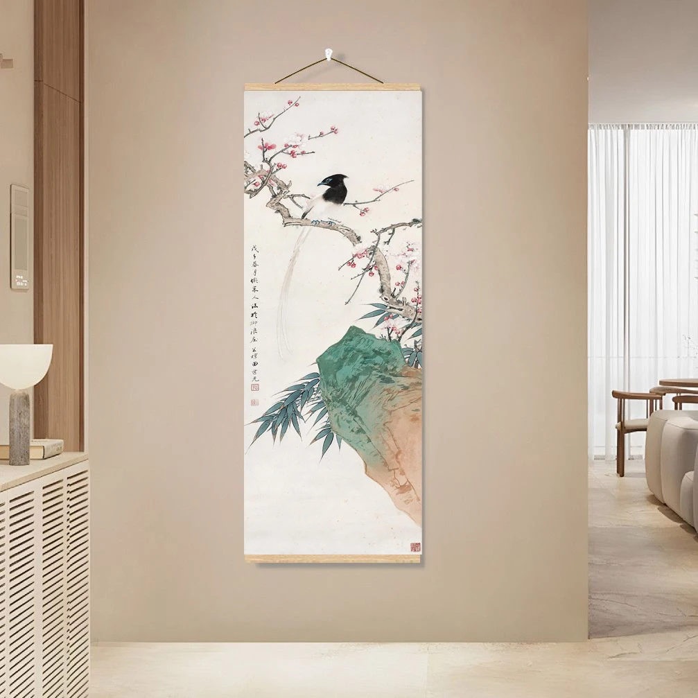 Modern traditional style flower and bird decoration paintings hanging paintings for home decoration