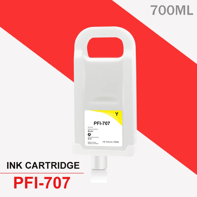 PFI-707 PFI707 Refillable Ink Cartridge For Canon PFI 707 With ARC Chip For Canon imagePROGRAF IPF830 IPF840 IPF850 Printer