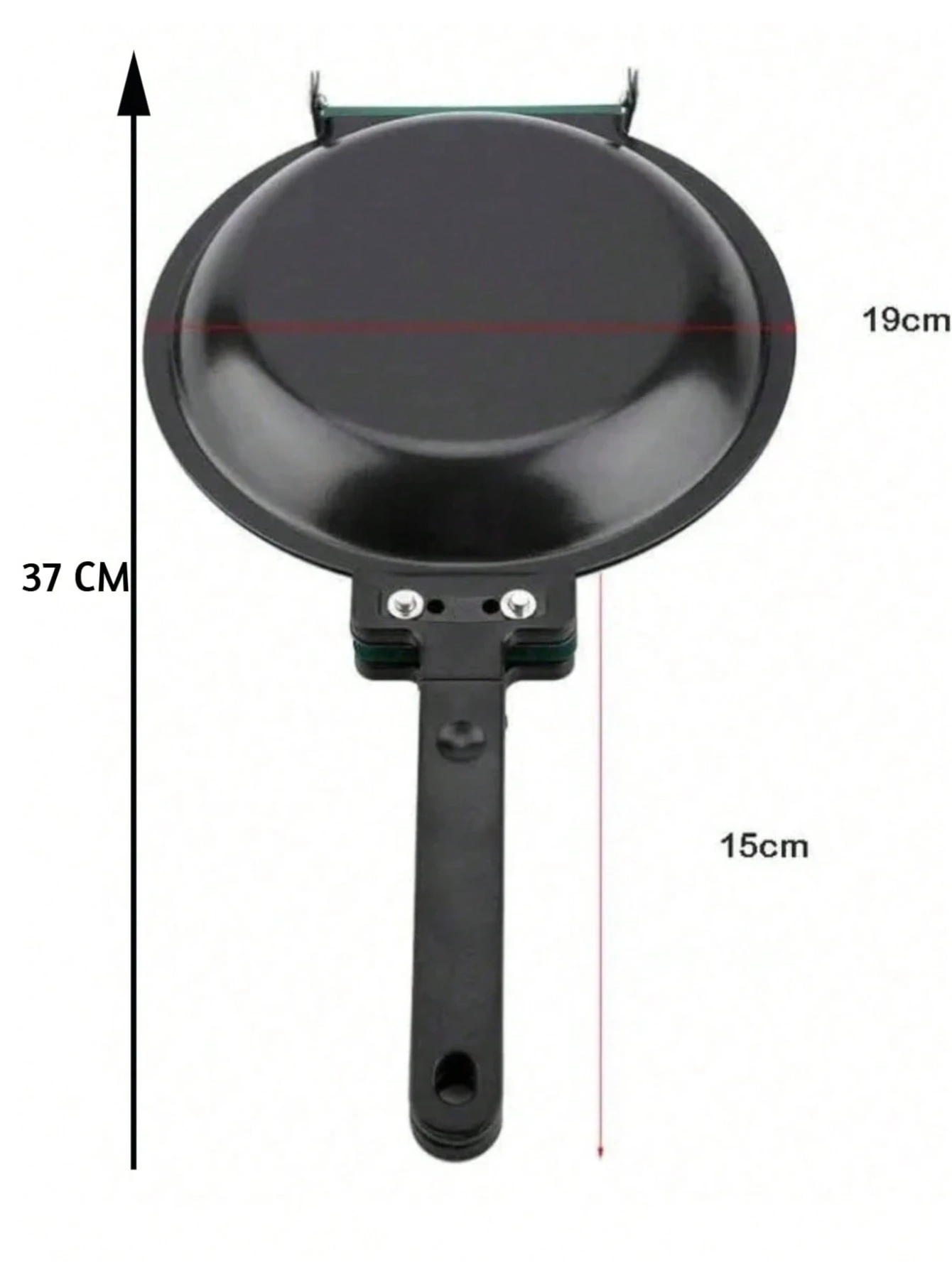 مقلاة غير لاصقة على الوجهين للكعك الساخن والكريب والبيض المقلي والخبز المحمص الفرنسي. متعددة الوظائف #2