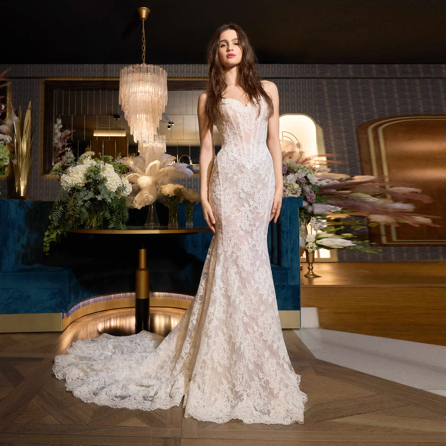 

Шарон Саид 2020, богемное свадебное платье из белого тюля с сердечком, винтажное свадебное платье со съемной курткой, SW332, индивидуальное