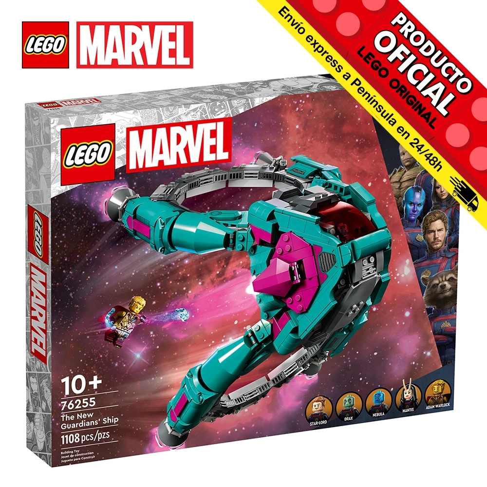 Lego Marvel-Guardians of the Galaxy: Ship of the new guardians, 76255, toys for boys, girls, figures, years, blocks, parts, original, official license, store, gift, bricks bricks