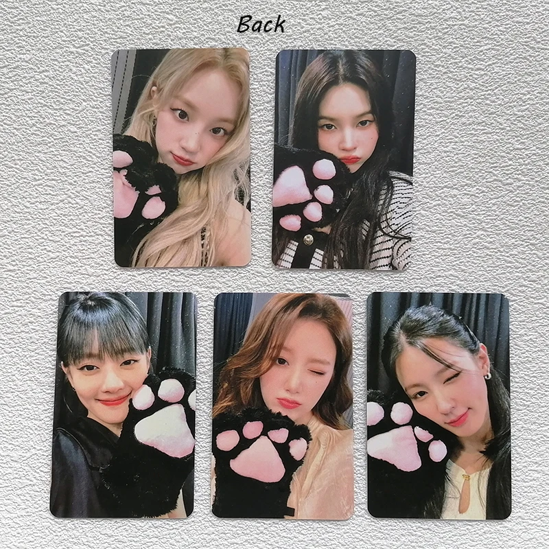 5Pcs/Set KPOP (G)I-DLE I am FREE-TY World Tour Concert Double-Sided Photocards YUQI MIYEON Cute Selfie LOMO Card Fans Collection