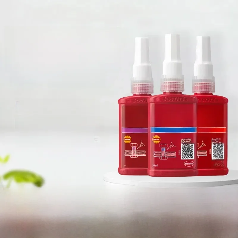 100% officiële originele Loctite 243 222 242 262 263 271 272 277 290 schroefdraadborging anaërobe lijm 50 ml schroefbevestiging schroeflijm - afbeelding 2