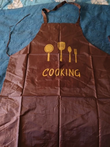 Kitchen Household Cooking Apron Men Women Oil-Proof Waterproof Adult Waist Fashion Coffee Overalls Apron Kitchen Accessories photo review