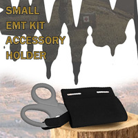 Small EMT Kit Accessory TQ Scissors Pouch EDC Medical Organizer Outdoor First Aid Storage Bag Airsoft Hunting Camping Gear