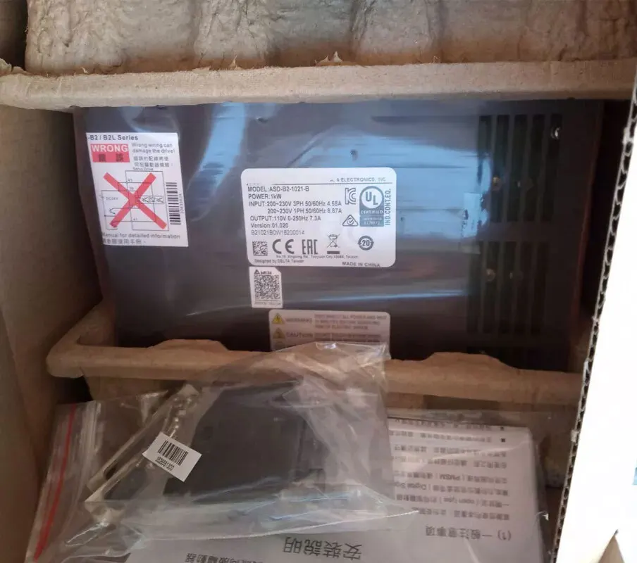 Novo ASD-B2-1021-B + ECMA-E21310RS ASD-B2-1021-B + ECMA-E21310SSFS Garantia de um ano