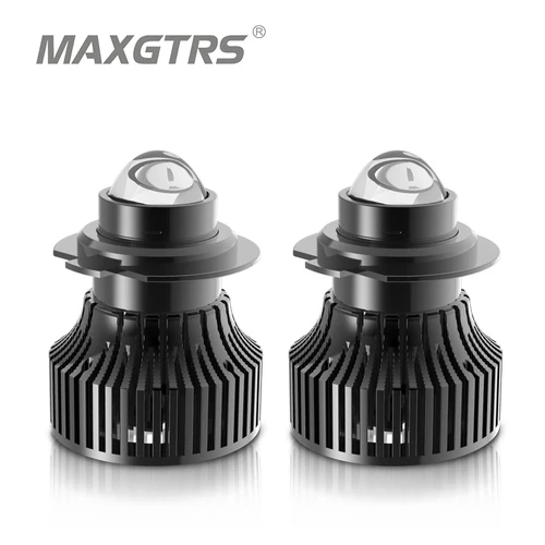 2 uds automotriz H7 H11 9005 9006 bombilla de faro láser Mini lente de proyector luz LED antiniebla automática 3000K LED dorado H7 H8 HB3 HB4
