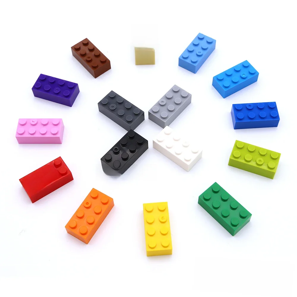 40 stücke DIY Bausteine Dicke Zahlen Bricks 2x4 Punkte Pädagogisches Kreative Größe Kompatibel Mit