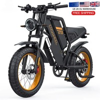 Coswheel Ebike GT20 Adult Electric Motorcycle Mountain Bikes 20Inch 48V Electric bike Fatbike Adult Motorcycles Drit bike