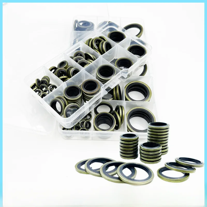 Bonded Seal Sealing O Ring Öl ablass schraube Kombinierte Dichtung scheibe Set Sanitär dichtung Öl
