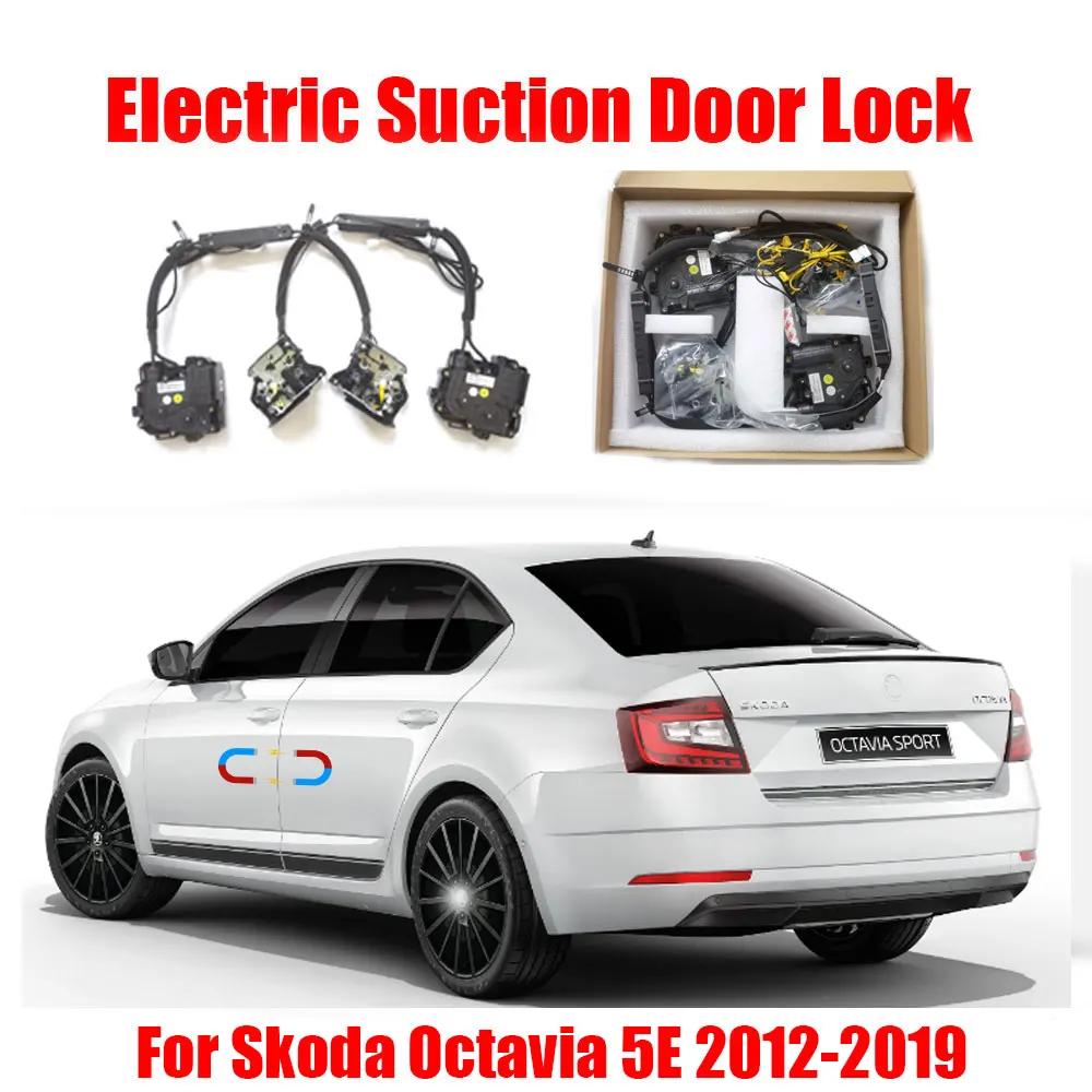 

For Skoda Octavia 5E 2012-2019 Car Electric Suction Door Power-assisted Closing Door Soft-close Function