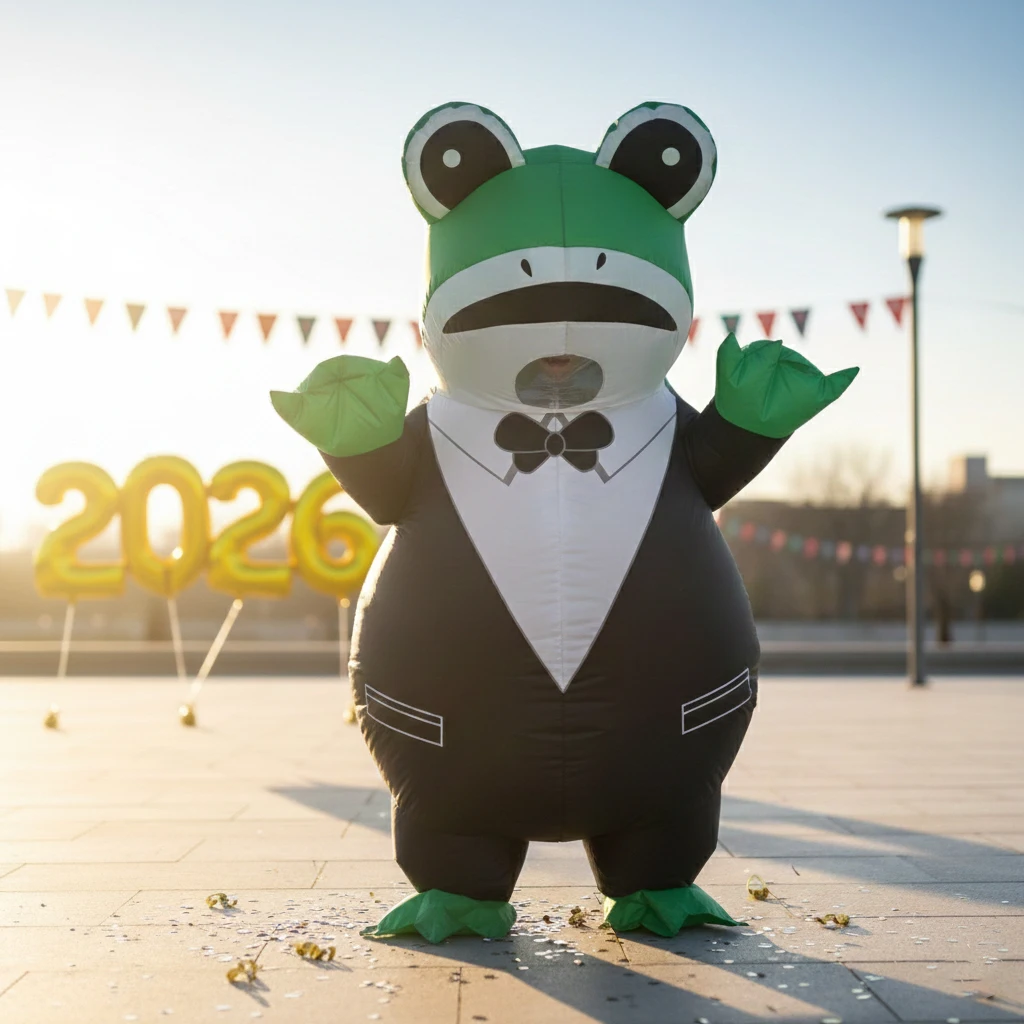 2026 جديد الكبار نفخ الضفدع سهرة زي مضحك تفجير البدلة للجنسين حفلة تأثيري هدية عيد #5