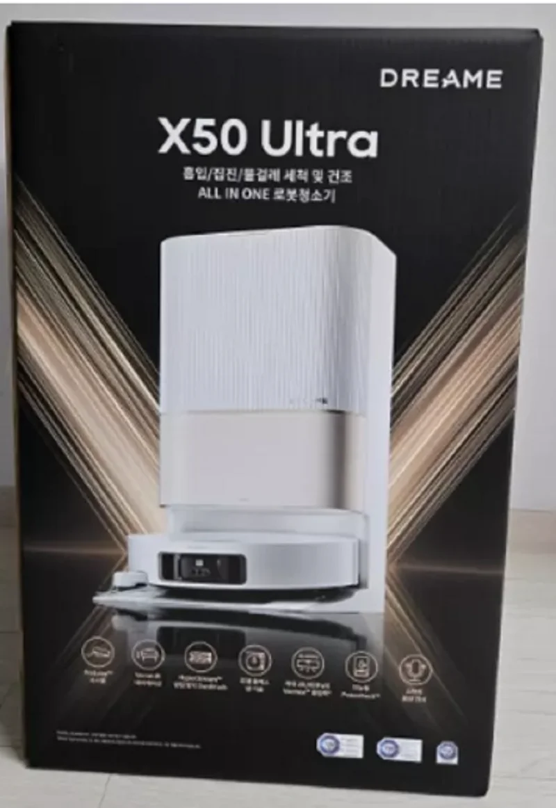 مكنسة وممسحة روبوت Dreame X50 Ultra ، فارغة تلقائية وممسحة ، تنظيف ذاتي ، تجنب العقبات ، ملاحة ° ، فرشاة لفك التشابك