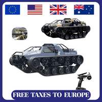 C8812/ C8812 MAX LED Light Full Scale Tracked Tank Simulation Model Toy RC Car Drift Remote Control Off-Road Vehicle for Kids