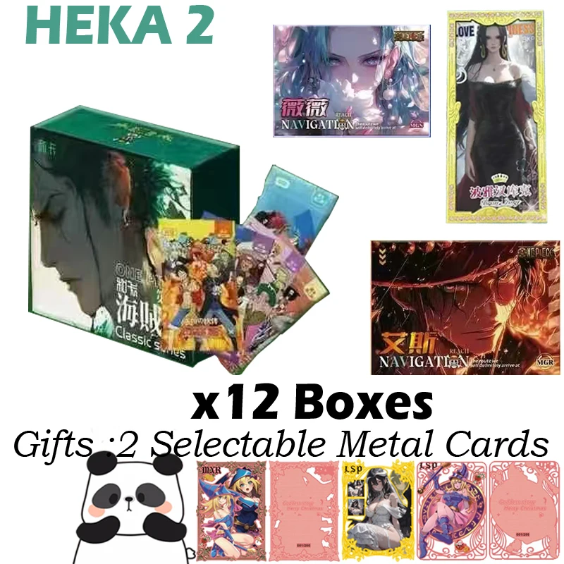 New HEKA2 One Piece Card Hobby Anime Collectible Game Card Nami Sanji Zoro Doujin CCG Rare Card SSP SSR Kids Toy Gifts