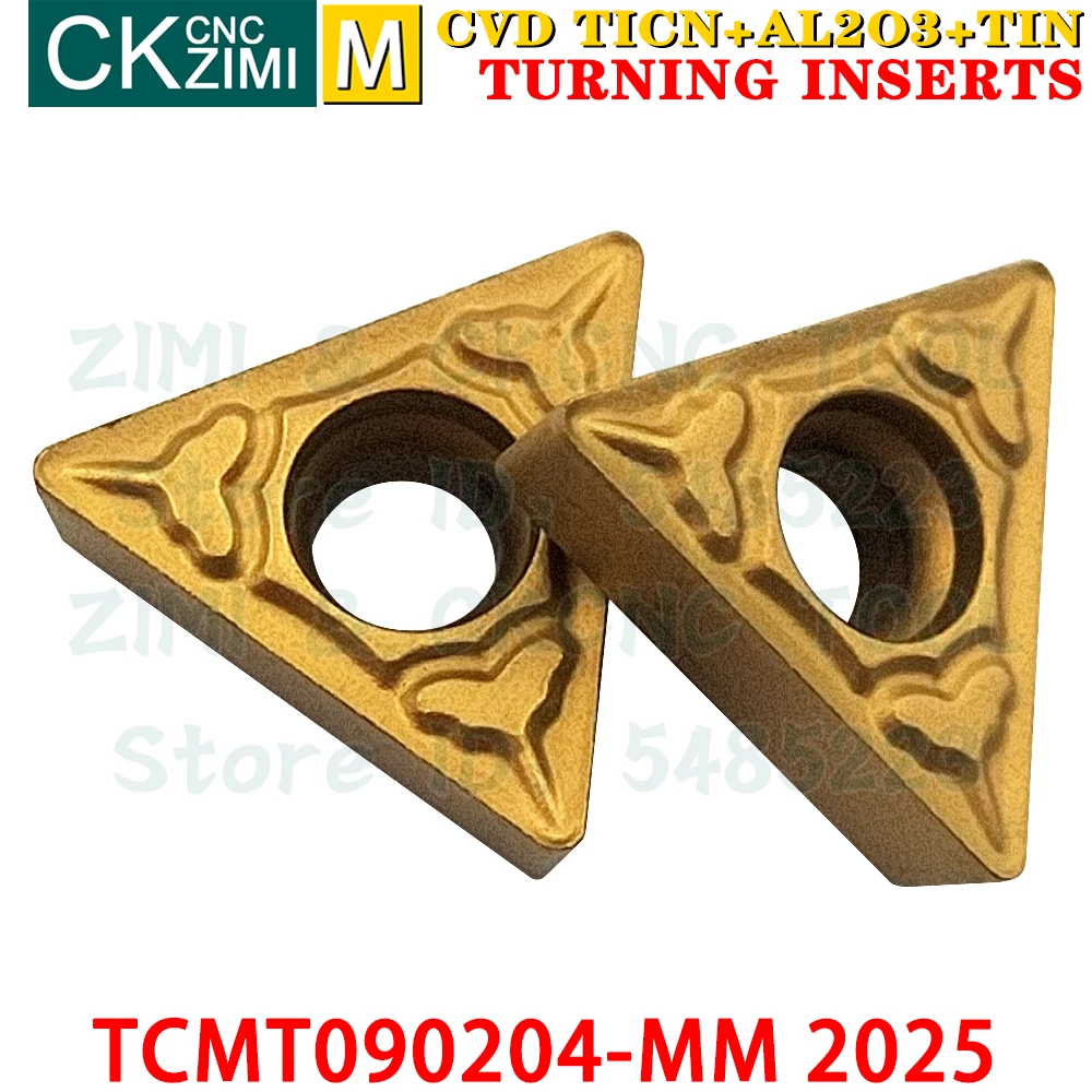 TCMT090204-MM 2025 TCMT 090204 MM 2025 كربيد إدراج الخارجية تحول إدراج أدوات TCMT باستخدام الحاسب الآلي الميكانيكية مخرطة معدنية أدوات القطع