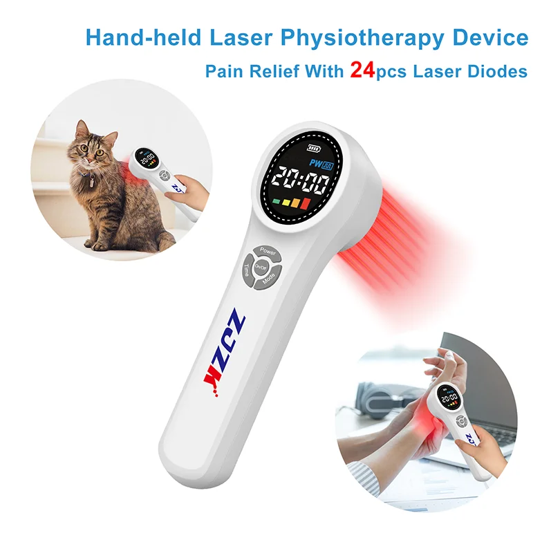 

Dog Horse Laser Therapy Light Pain Laser Physical Therapy Treatment Device for Wound Cure Tissue Repair 980nm 810nm 660nm 1760mW