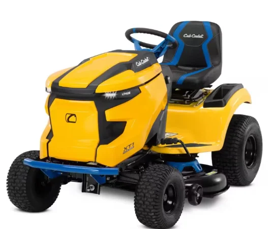 New XT1 Enduro LT, 42 Inch Electric Drive Cordless Riding Lawn Tractor, 56 Volt Max, 60 Ah