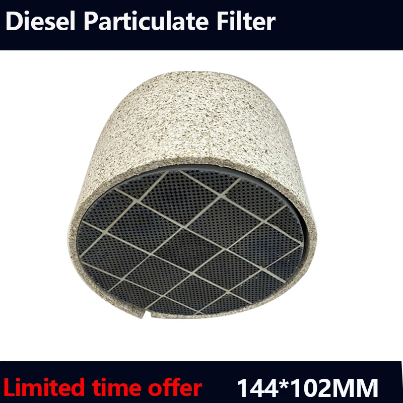 

1pcs 144*102MM High Efficiency Diesel Particulate Filter Silicon Carbide DPF for Diesel Engines silicon carbide DPF substate