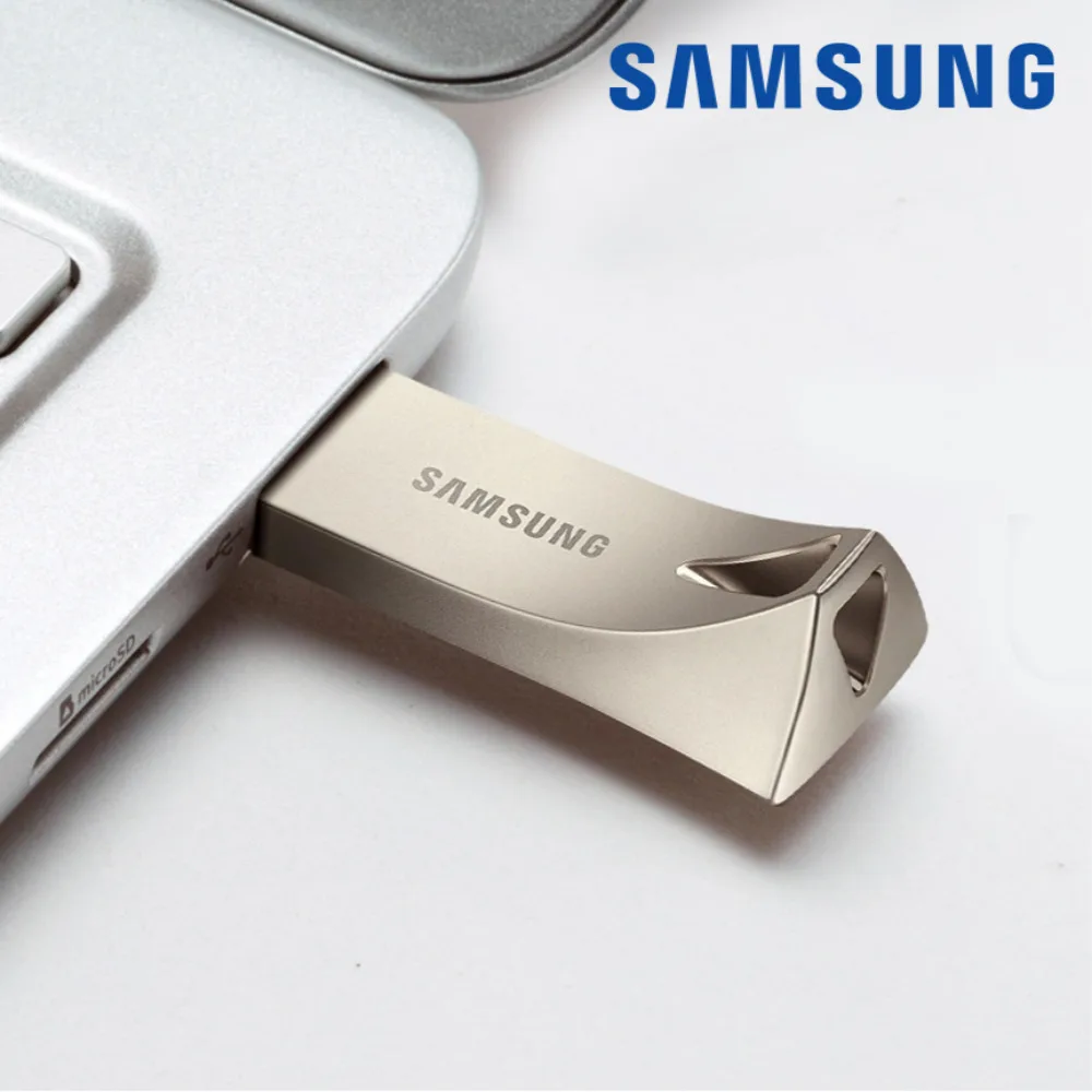 Samsung genuine product USB Memory 256GB USB 3.1 BAR PLUS Waterproof flash drive PC Notebook Memory cute Large Capacity khs