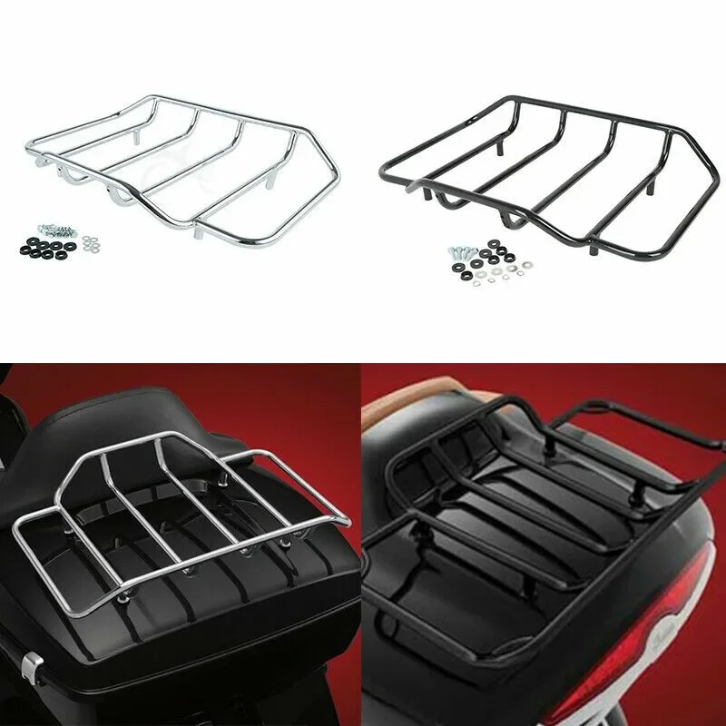 Bagażnik motocyklowy pasujący do Harley Touring Road King Street Glide Classic Special FLHR FLHX FLHT FLHTCU 1984-UP — zdjęcie 2