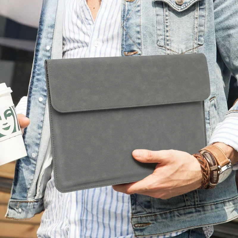 ARDISSI rękaw pokrowca do laptopa Microsoft Surface 5 4 3 Go 2 12.4 13.5 15 Cal Book Pro 9 8 7X6 skórzana torba pokrowiec 2022 — zdjęcie produktu 7