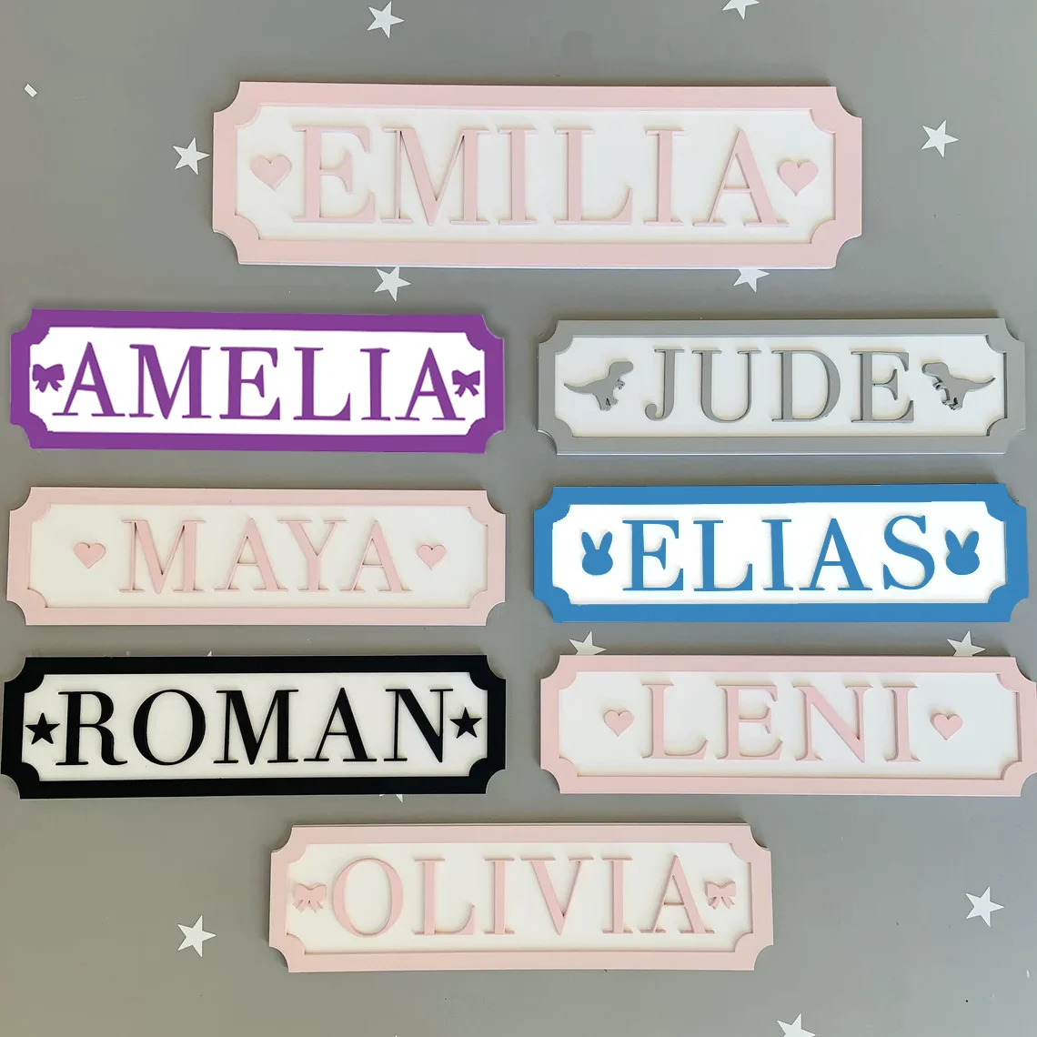 Baby Products Name - Персонализированная табличка на дверь для детей,